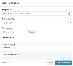 Grant chain user permission modal.png